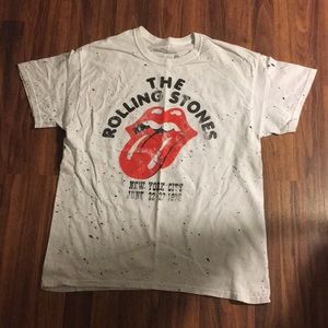 rolling stones over sized tee